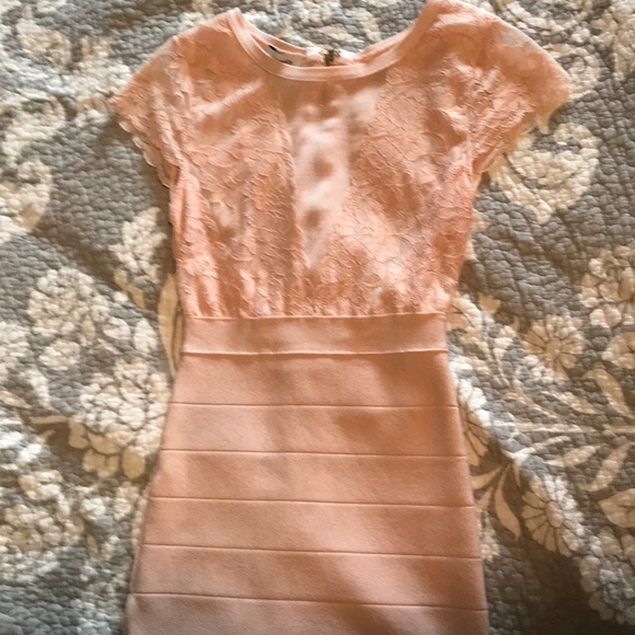 Bebe pink mini dress - Picture 4 of 5